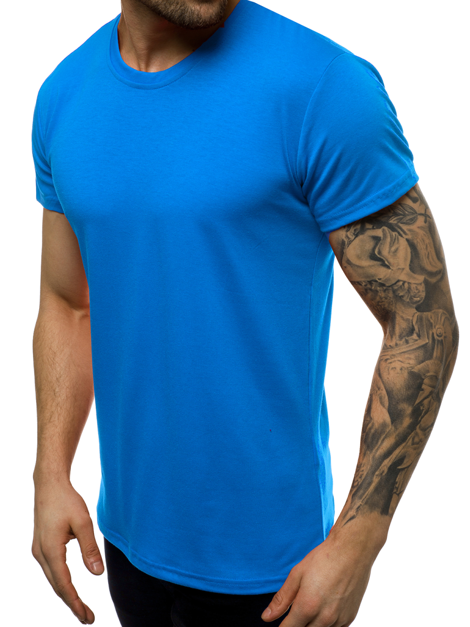 T-Shirt Homme Bleu OZONEE JS/712005 