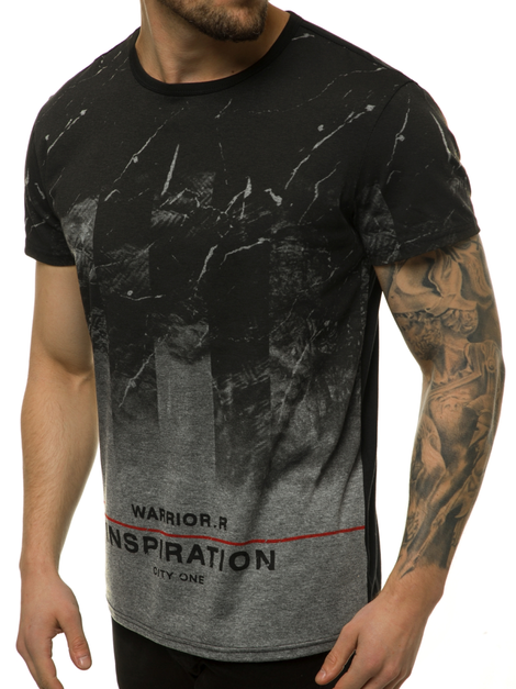 T-Shirt Homme Graphite OZONEE JS/SS11108