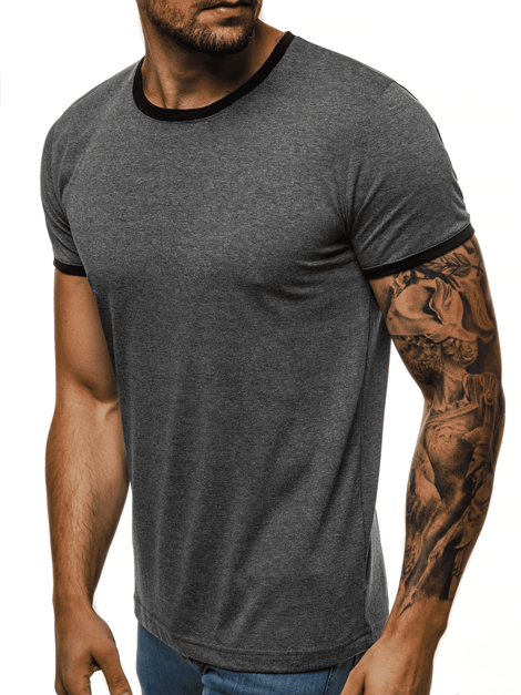 T-Shirt Homme Graphite OZONEE O/1177 