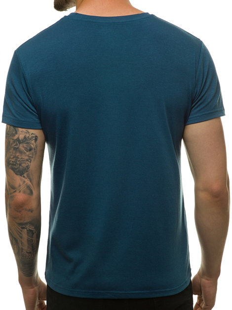 T-Shirt Homme Indigo OZONEE JS/712005 