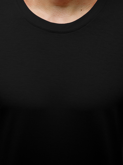 T-Shirt Homme Noir OZONEE JS/712005 