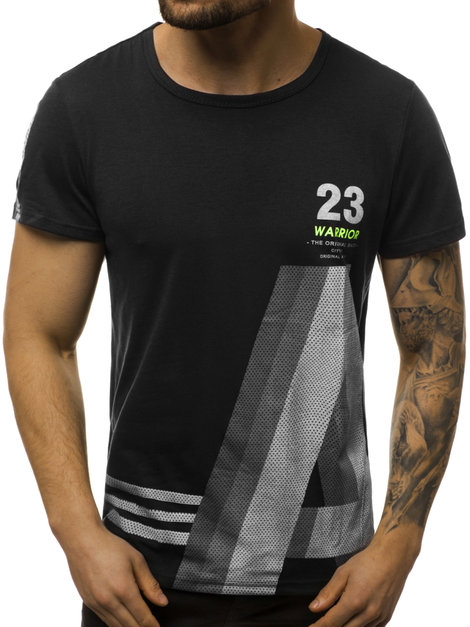 T-Shirt Homme Noir OZONEE JS/SS10932