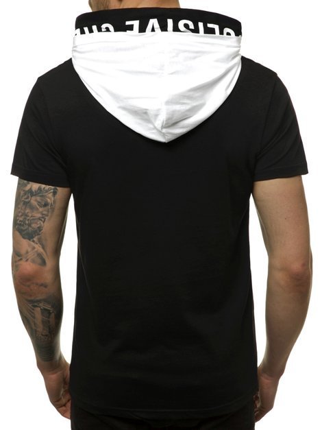 T-Shirt Homme Noir OZONEE MAD/3076