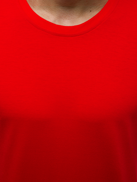 T-Shirt Homme Rouge OZONEE JS/712005 