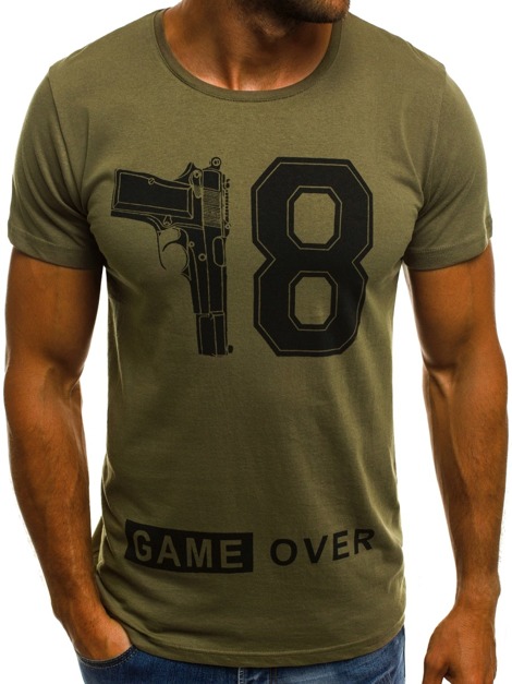 T-Shirt Homme Vert OZONEE O/1174 