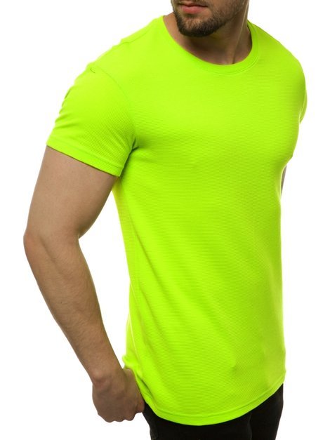 T-Shirt Homme Vert-néon OZONEE MACH/M1193