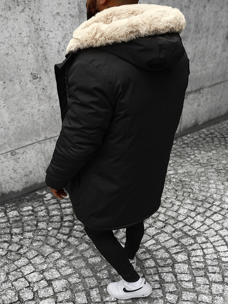 Veste d'hiver Noir OZONEE JS/22M52/392