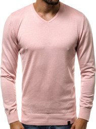 OZONEE B/2390 Pullover Homme Rose