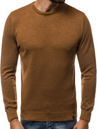 OZONEE B/2433 Pullover Homme Camel