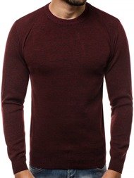 OZONEE HR/1833 Pullover Homme Bordeaux