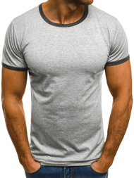 OZONEE JS/5002 T-Shirt Homme Gris