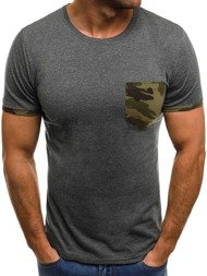 OZONEE JS/5003 T-Shirt Homme Gris foncé
