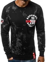 OZONEE JS/DD251 Sweatshirt Homme Noir