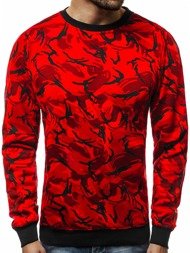 OZONEE JS/TX22 Sweatshirt Homme Rouge