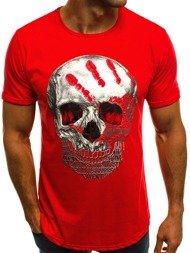 OZONEE O/171725 T-Shirt Homme Rouge