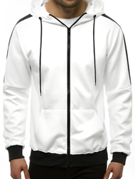 Sweatshirt Homme Blanc OZONEE JS/99005