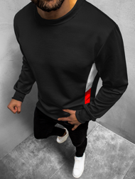 Sweatshirt Homme Noir OZONEE JS/JK99119/3