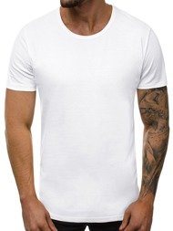 T-Shirt Homme Blanc OZONEE O/1208 