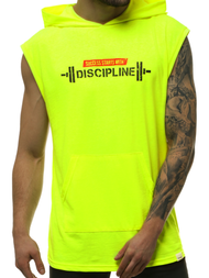 T-Shirt Homme Jaune-néon OZONEE MACH/M1211