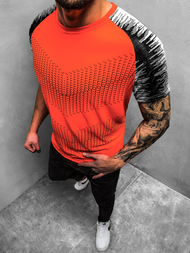 T-Shirt Homme Orange OZONEE JS/KS2061Z