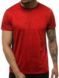 T-Shirt Homme Rouge OZONEE JS/KS2100