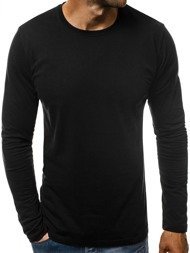 T-shirt à manches longues Homme Noir OZONEE O/1209 