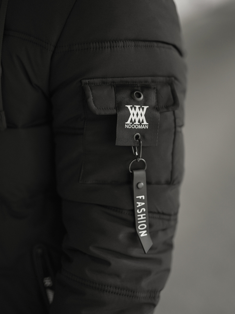 Veste homme noir OZONEE JS/57M7501/392Z