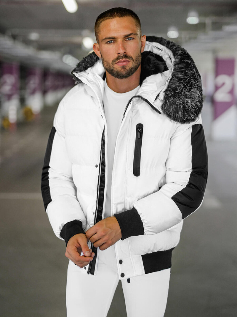 Veste Homme Blanc OZONEE O/M798Z