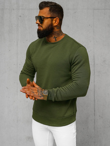 Sweatshirt Homme Kaki OZONEE JS/2001-10Z