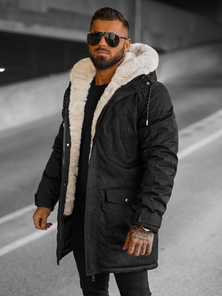 Veste D'hiver Noir OZONEE JS/5M120/392Z