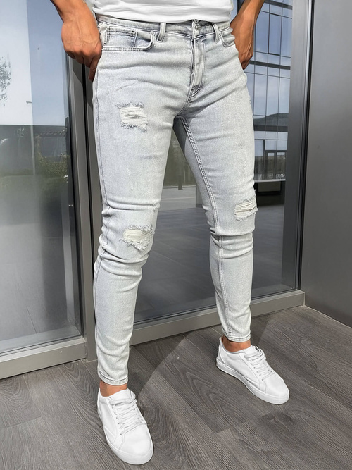 Jean Homme Gris OZONEE DO/2822/2