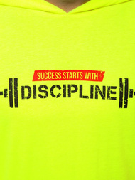 T-Shirt Homme Jaune-néon OZONEE MACH/M1211