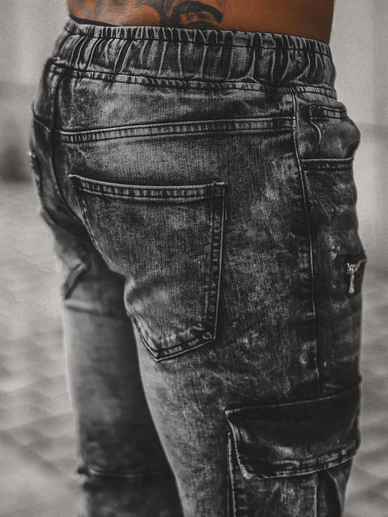 Pantalon Jogger Homme Noir OZONEE NB/MP0112N