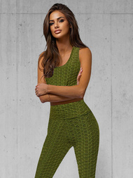 Ensemble de survêtement deux pièces kaki OZONEE JS/YW88037/7Z