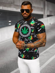 T-shirt Homme Noir OZONEE O/T131/3