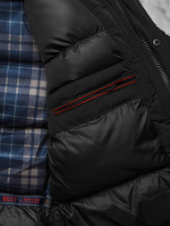 Veste Homme Noir OZONEE JS/5M718/392