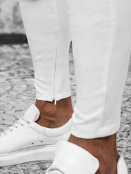 Pantalon Chino Homme Blanc OZONEE DJ/550170