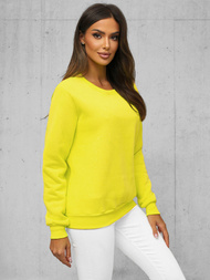 Sweat Femme Néon Jaune OZONEE JS/W01Z