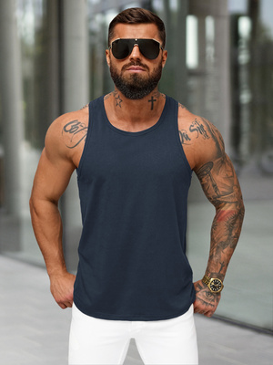 Débardeur Homme Bleu Foncé OZONEE JS/99002Z