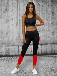 Legging Femme Noir OZONEE O/XL010/1