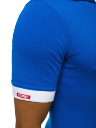 T-Shirt Homme Bleu OZONEE O/1273Z