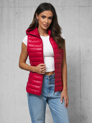Gilet Femme Rouge OZONEE JS/16M9138/270