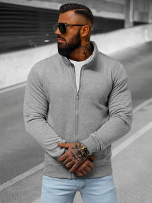 Sweatshirt Homme Gris OZONEE JS/2002Z