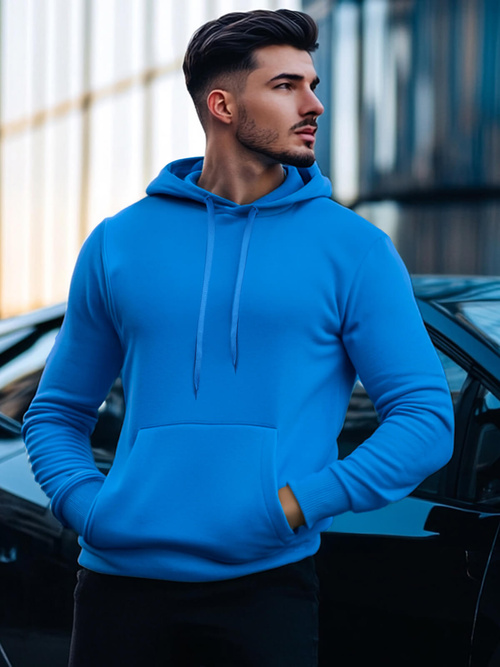 Sweatshirt Homme Bleu OZONEE JS/2009Z