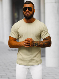 T-shirt Homme Beige OZONEE O/7766T