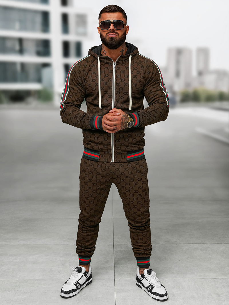 Survêtement Homme Beige Foncé OZONEE O/FF5111AB