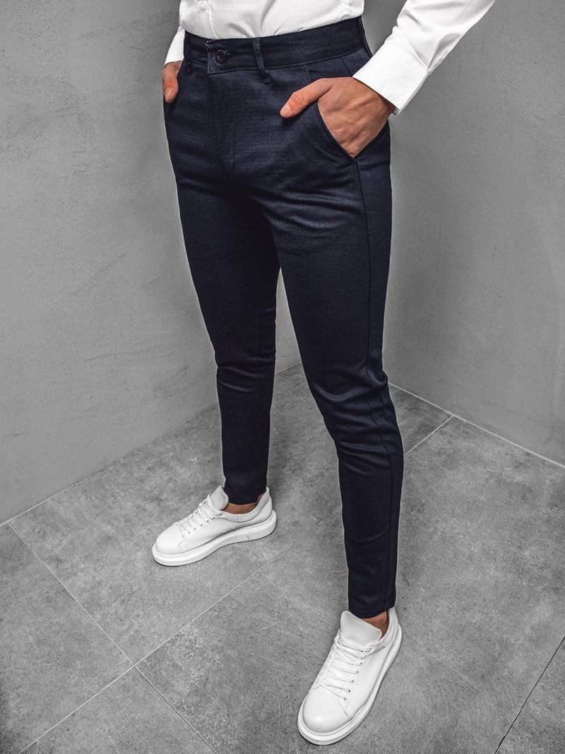 Pantalon Homme Bleu foncé OZONEE DJ/5523