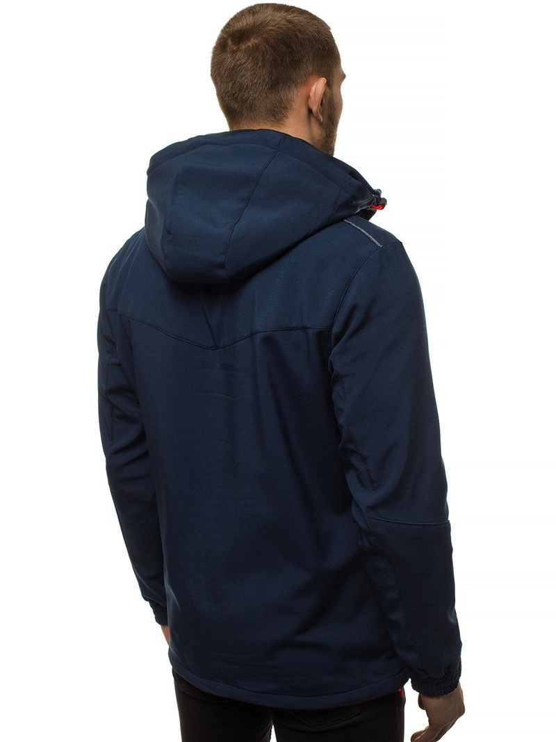 Veste Homme Bleu foncé-rouge OZONEE GE/12259Z