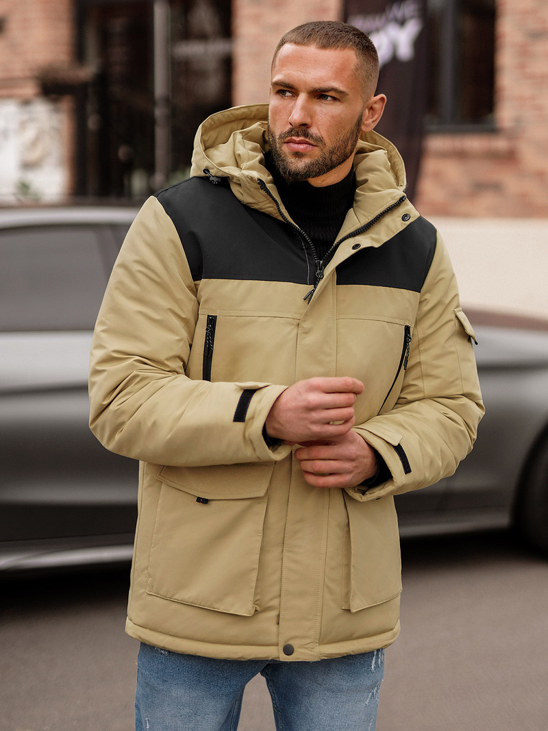 Veste Homme Beige OZONEE JS/22M322/62Z