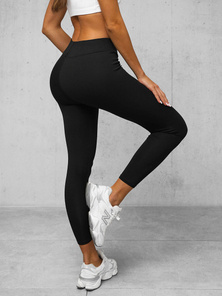 Legging Femme Noir OZONEE JS/1001Z